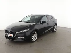 Schwarz Gebraucht 2018 Mazda 3 Sports-Line Limousine | 17.790 € (Etwas zu teuer)