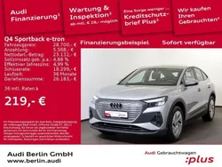 Florettsilber metallic Gebraucht 2023 Audi Q4 Sportback e-tron Comfort SUV | 28.700 € (Guter Preis)