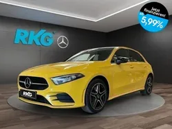 Gelb Gebraucht 2022 Mercedes A250 AMG Limousine | 28.750 € (Fairer Preis)