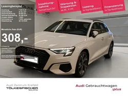 Weiß Gebraucht 2022 Audi A3 Sportback Advanced Limousine | 24.889 € (Guter Preis)