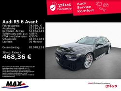 Mythosschwarz metallic Gebraucht 2022 Audi RS6 Ambiente Kombi | 74.989 €