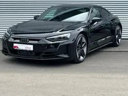 Schwarz (mythosschwarz metallic) Gebraucht 2022 Audi e-tron GT quattro Comfort Limousine | 59.700 € (Superpreis)