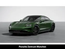 Oakgrünmetallic neo Gebraucht 2024 Porsche Taycan 4S Limousine | 128.000 €
