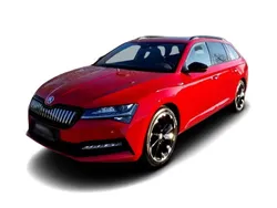 Rot Gebraucht 2021 Skoda Superb SportLine Kombi | 28.737 € (Fairer Preis)