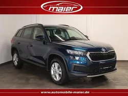 Lavablau metallic Gebraucht 2022 Skoda Kodiaq Ambition SUV | 23.900 € (Superpreis)