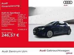 Navarrablau metallic (metallic) Gebraucht 2024 Audi A1 Sportback Advanced Plus Kleinwagen | 25.460 € (Fairer Preis)