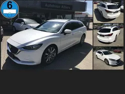 Snowflake white Gebraucht 2021 Mazda 6 Sports-Line Kombi | 25.988 € (Etwas zu teuer)