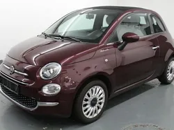 Opera bordeaux met. Gebraucht 2021 Fiat 500C Dolcevita Cabrio | 14.999 € (Etwas zu teuer)