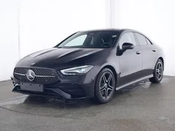 Metalliclack kosmosschwarz Gebraucht 2024 Mercedes CLA200 AMG line Coupé | 36.400 € (Guter Preis)