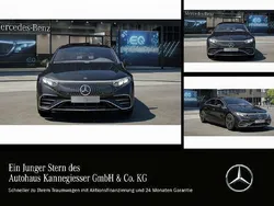 Schwarz Gebraucht 2024 Mercedes EQS450+ AMG line Limousine | 69.999 € (Teuer)