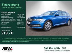 Raceblau metallic Gebraucht 2022 Skoda Superb Ambition Kombi | 19.790 € (Guter Preis)