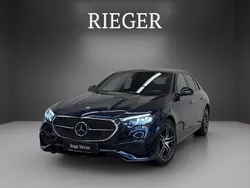 Metalliclack nautikblau (metallic) Gebraucht 2024 Mercedes E220 AMG Limousine | 51.748 € (Fairer Preis)