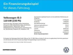 Weiß Gebraucht 2021 VW ID.3 Pure Kleinwagen | 17.990 € (Fairer Preis)