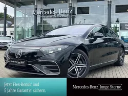 Schwarz obsidianschwarz Gebraucht 2024 Mercedes EQS450+ AMG Limousine | 77.350 €