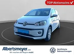 Weiß Gebraucht 2021 VW up! move up! Kleinwagen | 11.599 € (Fairer Preis)
