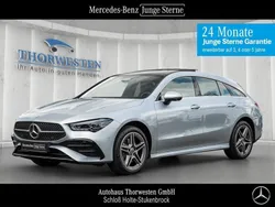 Lack hightechsilber Gebraucht 2024 Mercedes CLA250e Shooting Brake AMG line Kombi | 41.190 € (Teuer)