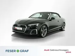 Mythosschwarz metallic/verdeck schwarz Gebraucht 2024 Audi A5 Cabriolet Ambiente Cabrio | 48.445 € (Fairer Preis)