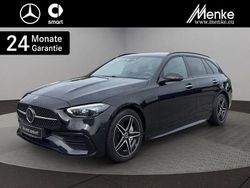 Metalliclack obsidianschwarz Gebraucht 2024 Mercedes C300 Premium Kombi | 49.280 € (Teuer)