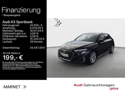 Schwarz Gebraucht 2022 Audi A3 Sportback e-tron S-Line Limousine | 26.890 € (Fairer Preis)