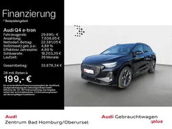 Mythosschwarz metallic Gebraucht 2022 Audi Q4 e-tron Sport SUV | 29.890 € (Guter Preis)