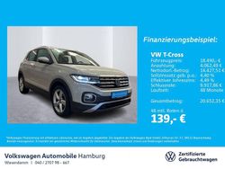 Ascotgrau Gebraucht 2022 VW T-Cross Style SUV | 18.490 € (Guter Preis)