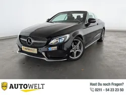 Obsidianschwarz lack Gebraucht 2018 Mercedes C220 Sport Cabrio | 28.460 € (Fairer Preis)