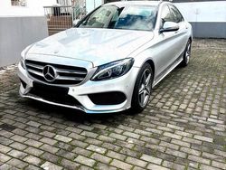 Silber Gebraucht 2016 Mercedes C200 AMG line Limousine | 20.699 € (Fairer Preis)