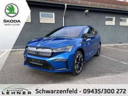 Race blau met. Gebraucht 2022 Skoda Enyaq iV SportLine SUV | 49.900 €