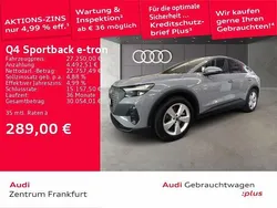 Kieselgrau Gebraucht 2023 Audi Q4 Sportback e-tron SUV | 27.250 € (Guter Preis)