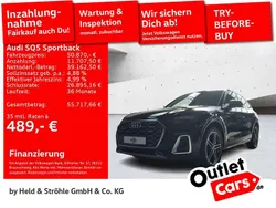 Mythosschwarz metallic Gebraucht 2022 Audi SQ5 SUV | 50.870 € (Etwas zu teuer)