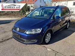 Atlantik blue metallic Gebraucht 2020 VW Sharan Comfortline Van / Kleinbus | 16.900 € (Guter Preis)