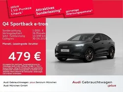 Schwarz Gebraucht 2024 Audi Q4 Sportback e-tron S-Line SUV | 52.809 € (Guter Preis)