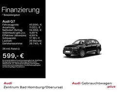 Tiefschwarz Gebraucht 2021 Audi Q7 S-Line SUV | 45.890 € (Fairer Preis)