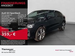 Schwarz Gebraucht 2024 Audi Q3 Sportback S-Line SUV | 43.220 € (Fairer Preis)