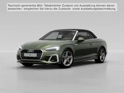 Distriktgrün metallic verdeck schwarz (metallic) Gebraucht 2024 Audi A5 Ambiente Coupé | 54.690 € (Superpreis)