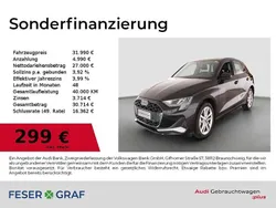 Mythosschwarz metallic Gebraucht 2024 Audi A3 Advanced Plus Limousine | 31.990 € (Fairer Preis)