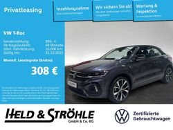Grau Gebraucht 2025 VW T-Roc Cabriolet R-line Cabrio | 33.420 € (Guter Preis)