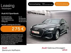 Metallic Gebraucht 2024 Audi A3 Sportback S-Line Limousine | 33.999 € (Superpreis)