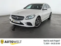Weiß Gebraucht 2020 Mercedes C300e AMG line Limousine | 25.460 € (Guter Preis)