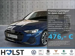 Ascariblau metallic Gebraucht 2024 Audi A3 S-Line Limousine | 36.950 € (Guter Preis)