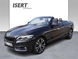 Schwarz Gebraucht 2019 BMW 218 Sport Line Cabrio | 25.450 € (Teuer)