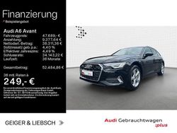 Mythosschwarz metallic Gebraucht 2025 Audi A6 Advanced Kombi | 47.689 € (Guter Preis)