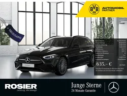 Schwarz / obsidianschwarz (metallic) Gebraucht 2023 Mercedes C200 AMG Kombi | 42.276 € (Fairer Preis)