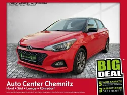 Tomato red / black / sol Gebraucht 2020 Hyundai i20 Advantage Limousine | 17.407 € (Fairer Preis)