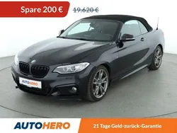 Schwarz Gebraucht 2015 BMW 220 M Sport Cabrio | 19.420 € (Fairer Preis)
