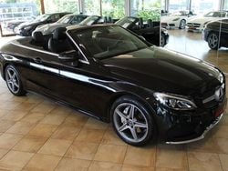 Schwarz Gebraucht 2017 Mercedes C180 AMG line Cabrio | 23.800 € (Fairer Preis)