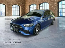 Metalliclack spektralblau Gebraucht 2022 Mercedes C300 Night Kombi | 37.800 € (Fairer Preis)