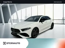 Unilack polarweiß Gebraucht 2024 Mercedes A200 AMG line Limousine | 32.963 € (Fairer Preis)