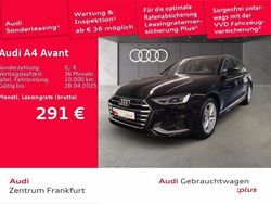 Mythosschwarz metallic Gebraucht 2024 Audi A4 Advanced Plus Kombi | 33.640 € (Fairer Preis)