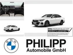 Mineralweiß metallic Gebraucht 2024 BMW 550e M Sport Limousine | 75.890 € (Superpreis)